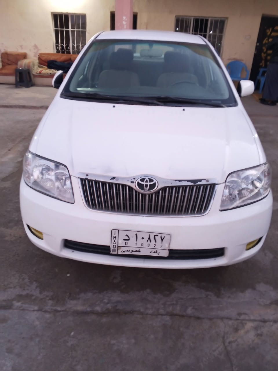 سلام عليكم كورلا بكاجيو 
موديل 2007
رقم بغداد ألماني شرعي بيجي 
محرك 1800خليجي 
صبغ قطعتين بدون دوخل 
سياره محرك كير صدر تخم تايرات جديد تبريد ثلج 
مراوس حسب القناعه اتصال 
***********
السعر 97مكان بيجي المزرعه
