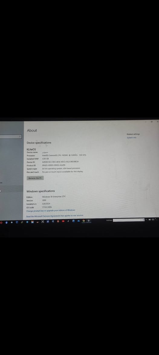 سلام عليكم لابتوب للبيع منصب بي جميع البرامج وتفحص وتشوف بعينك السعر قيمة وخضة مكان نجف حولي الستفسار ***********

