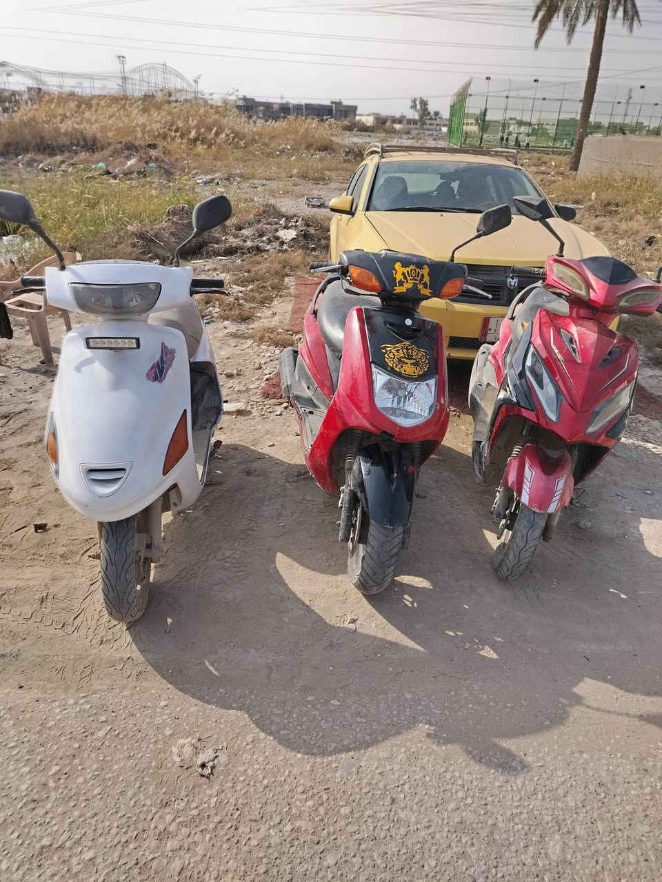 سلام عليكم يوجد ٣ دراجات معروضه للبيع مابيهن أي نقص كاملات كلهن شغالات نكره سلف الفراشه سعرهه ١٧٥ ألف أوبيه مجال السكنز ياباني سعرهه ٤٠٠ كامله مابيه أي نقص والدراجه الثالثه كامله مابيهه أي نقص تشتغل نكره سعرهه ٢٥٠ ألف رقم الموبايل متواجد وات ساب ***********
