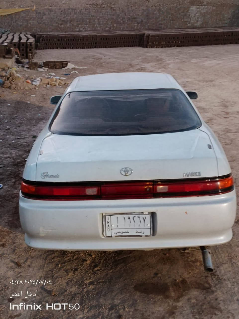 سلام عليكم مارك مكفوله كص ونقل موديل93مكينه ونجي المكينه بيها صوت براص كير اكسن حداديه تخم تاير خير من الله فقط عايزه الو والباقي جديد مدور ثاني ايوم عليها قرامه 200السعر 35وبيها مجال العنوان بغداد النهروان المعامل ***********
