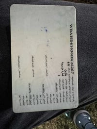 رقم نجف • محروقة • أرقام وشاصي