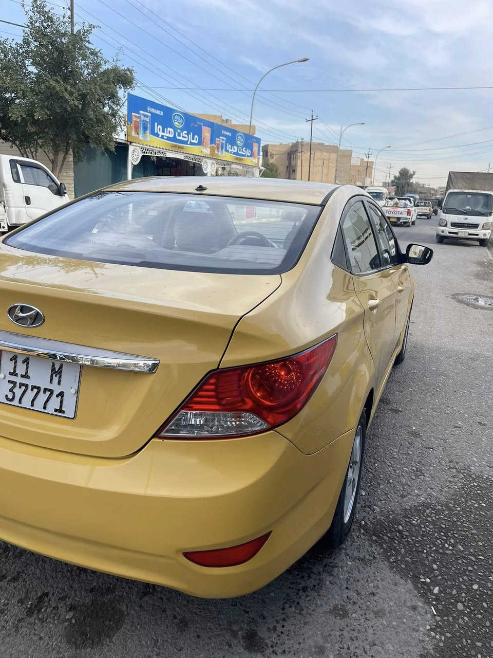 ‎السلام عليكم اكسنت موديل ٢٠١٤ محرك (١٤)      سنويه لحد 27 مشروع وطني تحويل تاني يوم محرك دوش ضربه مابي مكاني ***********كركوك سعر 90$ وبي مجال
