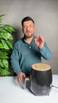 قلاية ٦ لتر • قلي بدون زيت • توصيل مجاني