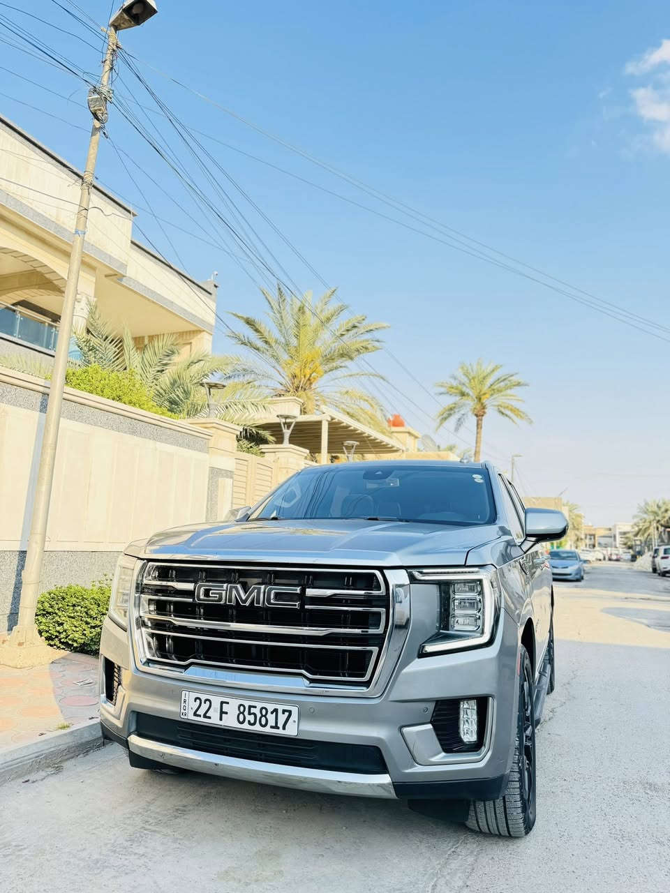 السلام عليكم للبيع جمسي 2023 دنلي
رقم أربيل بسمي هزه وفحص جديده 
بيها سنويه تضليل من أربيل قبل سبوع سويتها 

السياره مغلفه PPF اصلي ضمان 10 سنوات

وار أمريكي بيها جاملغ امامي ايسر فقط بدون دواخل بدون ايرباك الباقي كفاله عامه جديده بوضع شركه 

رقم الهاتف ***********

معروضه 415 وبيها مجال 

مواصفات فول 1/1 مكينه المرغوبه 5300 
بنراما سقف 
كشنات جلد +كهربائي 
رادارات جوانب 
رادار امامي 
حساسات أمامي خلفي 
تحديد مسار 
سايد بريك كهربائي 
كشنات حار بارد 
ستيرن هيتر 
كشنات منفصل 
شاشه جبيره + كاربلي 
فور ويل 4+4
7 مقاعد 
3 قطع تبريد 
كيجات دجتل 
لايت لد + لايت زنون 
إطفاء ذاتي 
أناره ترحيب 
صندوك كهربائي 
ماشيه 45 im
