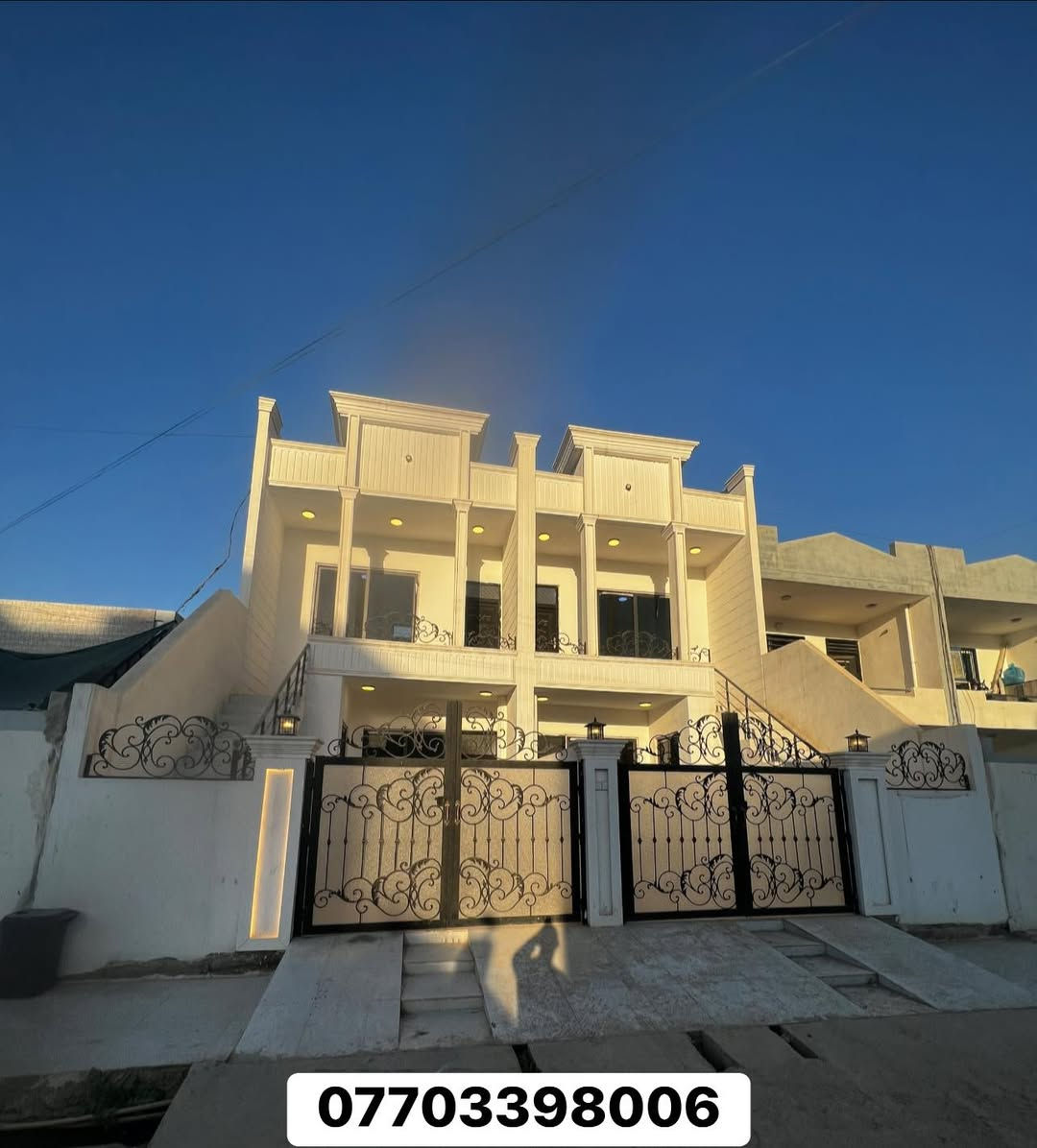 بيت ملكي للبيع
المساحة: 100 م 
المنطقة جدا جدا راقية بشوراو والبيوت كلها ملكية وحلوه
الموقع : قاطع 5 فرع جامع شوراو الكبير يعني بداية شوراو
ويطلع لمدرسة خاك 
خدمات فول تبليط كهرباء مي قوي
السعر :  (59 )وبي مجال 
للاستفسار ***********
