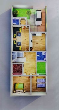 دار في مجمع الزهور السكني  مساحتة : 160 م (المرحلة الثانية) واصل 20 وي...