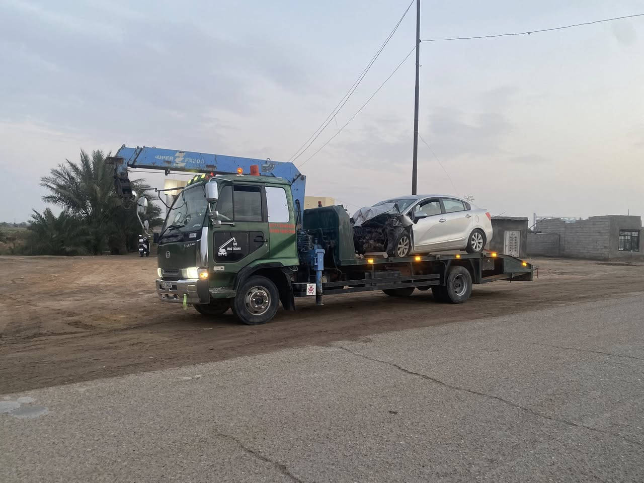 كرين للاجره داخل وخارج محافظه بابل خدمه24ساعه نقل مولدات كرفان سيارات ***********
