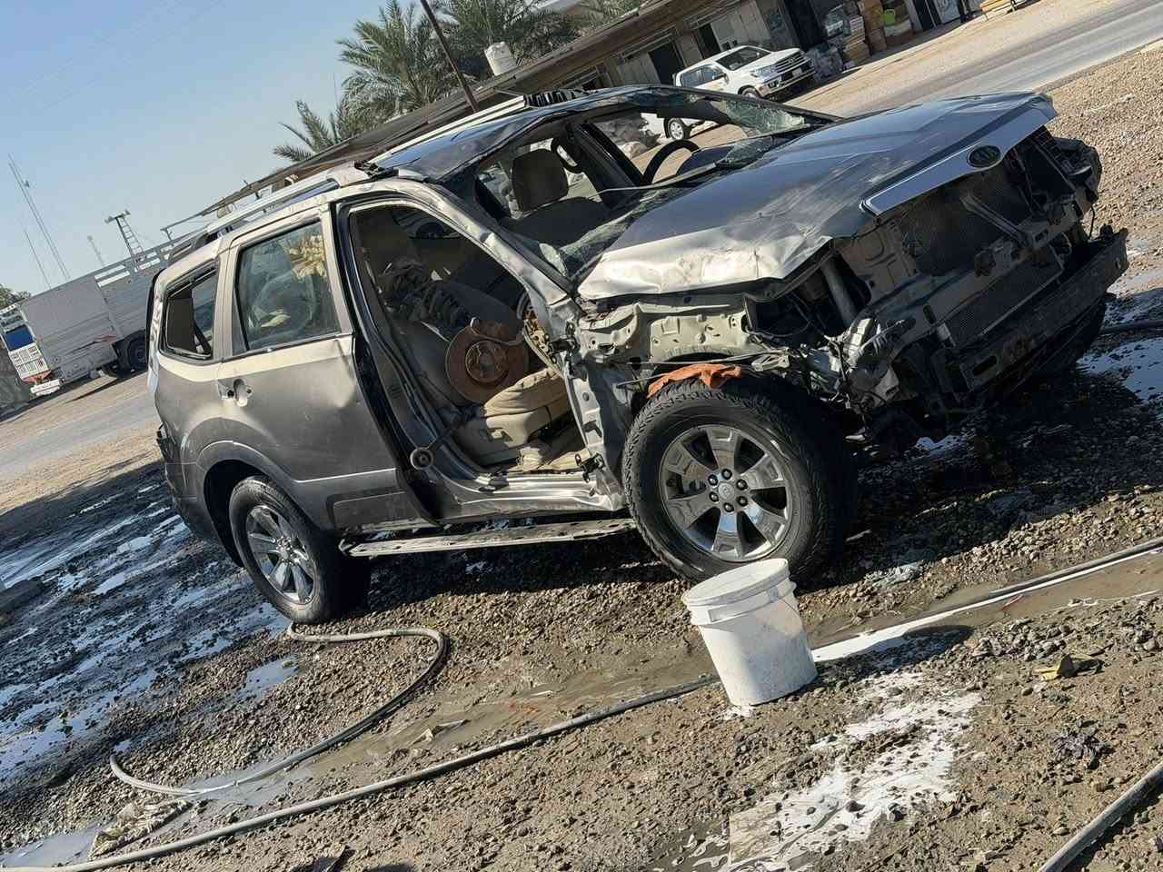 سلام عليكم للبيع كيا مهافي موديل 8  أمريكي فول موصفات GT سياره شغاله وتمشي كير مكينه بلكارتون سياره سابقا كفاله عامه ابيع ع حادثه السعر 60 وبيه مجال قليل مدور ثاني رقم بصره انكليزي وين متريد حوله رقمي *********** مكاني بابل مشروع المسيب
