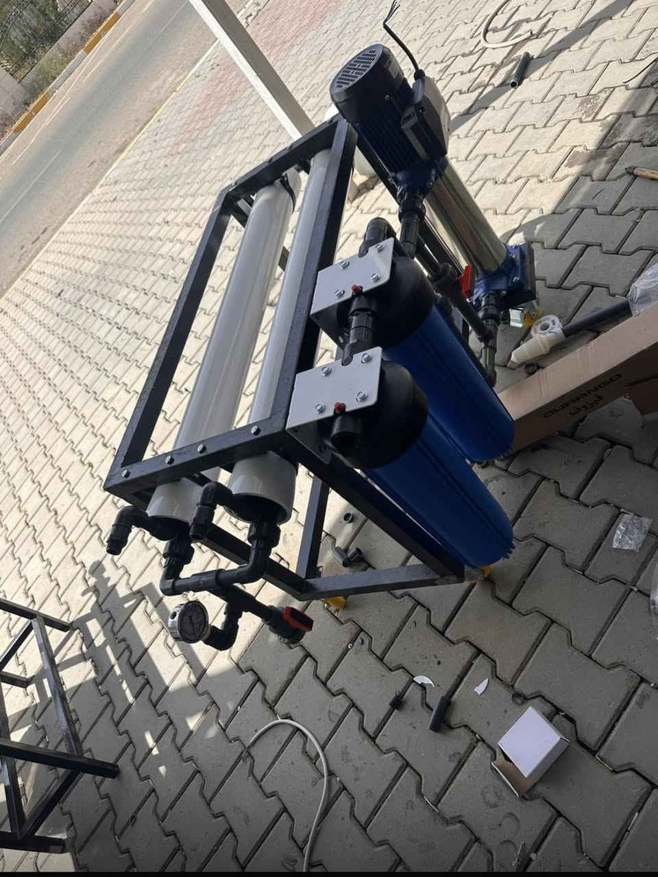 مركز بغداد التقني لمعالجه المياه 
الانتاج محطات معالجه المياه الصناعيه 
يتوفر لدينا محطات زراعيه 
250L
500L
750L
1000L
يتوفر لدينا جميع الحجام وباعلى المواصفات 
 لدينا كادر صيانه لجميع المحطات الصناعيه
يوجد توصيل لجميع محافظات العراق 
عنوان المركز 
كركوك- مدخل شارع القدس -قرب نفق المعارض 
الادارة :***********
