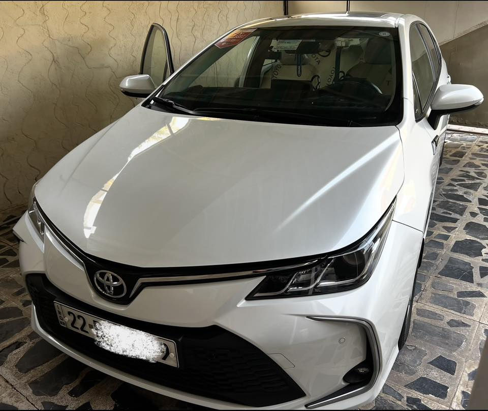 سلام عليكم
كورلا 2024 خليجي وكالة تيوتا مكفوله وبعدها بالضمان وبيها بعد تبديلات دهن مجاني بالوكاله ماشيه 29km .

مراوس بجيب شرط خليجي ولون ابيض ورقم بغداد عادي اذا مو مكفوله موديل (من14 الى 19) ويفضل اوفرلاند.

تواصل وات ساب ***********
