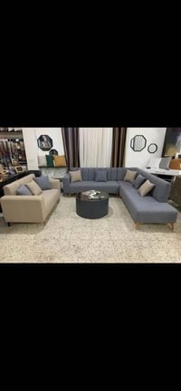 ديوان ٧م حرف L • قماش تركي • خشب روسي