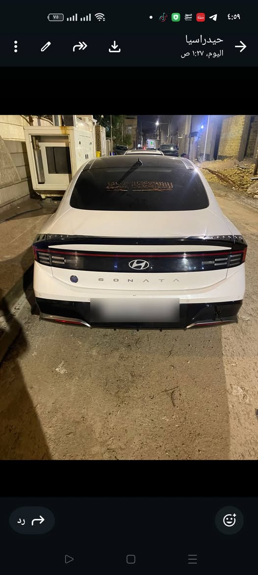 سياره للبيع سوناته 2025 خليجي السعر 245 للاتصال اسيا  ***********  زين *********** بغداد, العراق
