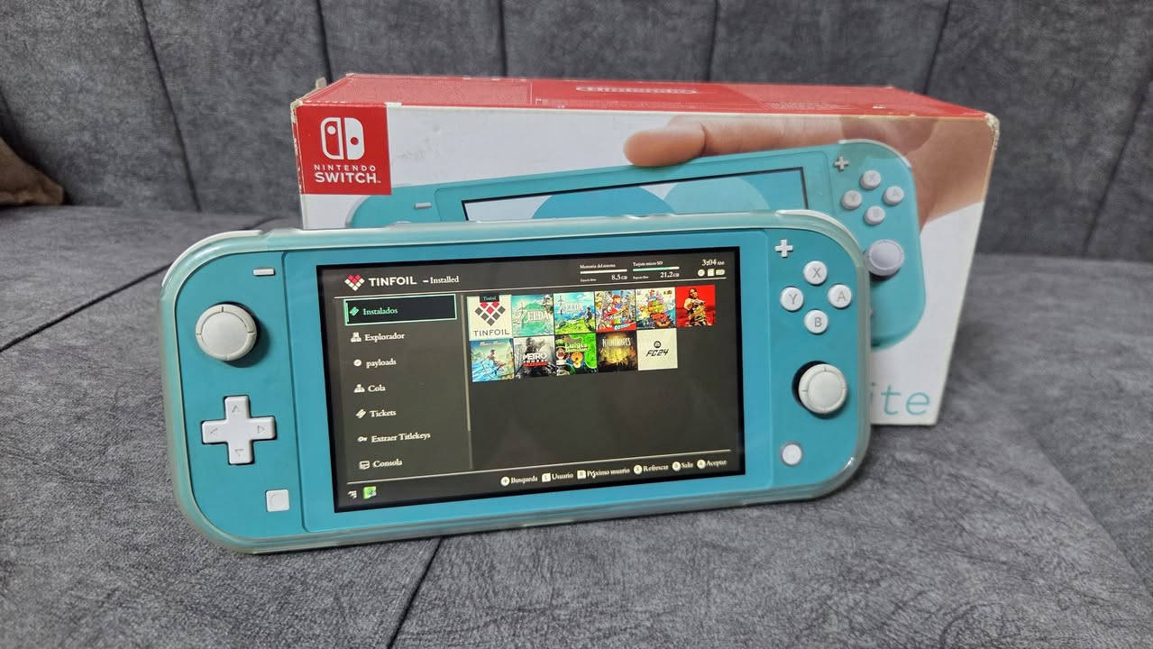 نتيندو سويج لايت 
مهكر شريحه نضامين / مهكر - اونلاين 
تكدر تنزل اله العاب شوكت ما تحب 
وطبعا التهكير عربي بالكامل 
رام ساندسك الاصلي 128 
كامل ملحقات ونضافه الجهاز كدامك 95% 
وياه درع جلاتيني شفاف اصلي 
سعره : 310 بيه مجال بسيط 
مكاني بغداد 
للاستفسار تفضل خاص 
او للاتصال / ***********
