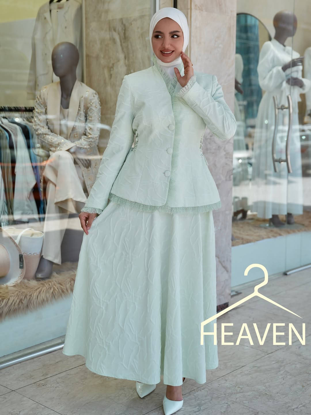 Heaven Boutique اناقتك عنواننا💫

طقم أنيق تنورة مع سترة ✨
بخامة راقية ولمسة فخامة تخلي إطلالتك غير 🤍

الألوان المتوفرة:
أسود ماروني وردي فستقي بيجي سمائي

القياسات:
38 - 40 - 42 - 44 - 46 

الحجاب متوفر بعدة ألوان💕

طول السترة:70سم 

طول التنورة :110

للطلب راسلونا دايركت💌
او الاتصال عبر الواتس اب ***********📞

عنوان البوتيك :
زيونة - شارع الربيعي
مجمع الانيوم مقابل كوزمتك هدى يوسف
