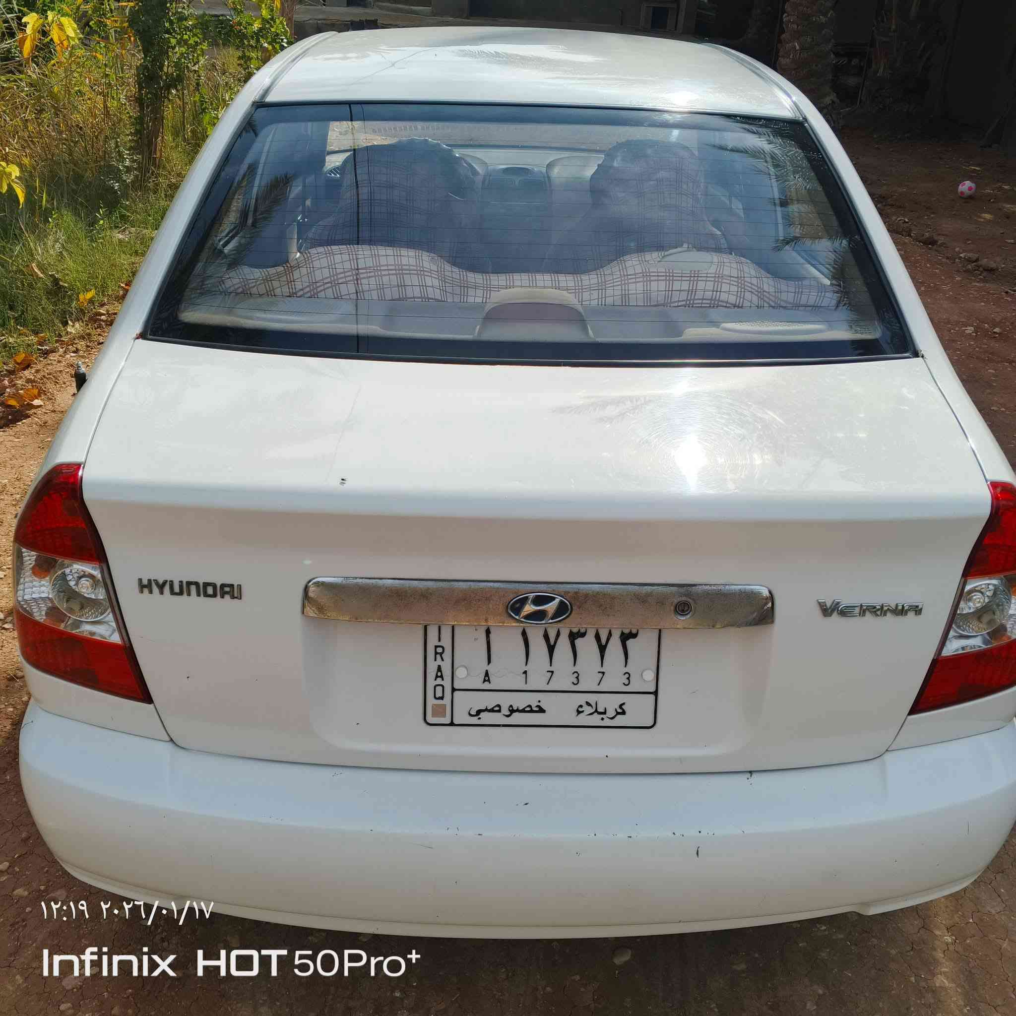 سلام عليكم هونداي فيرنه12كربلاء بسمي كفاله عامه لاصبغ ولا بارد  تبريد تادفئه 85وبيها مجال كربلاء الحسينيه ***********
