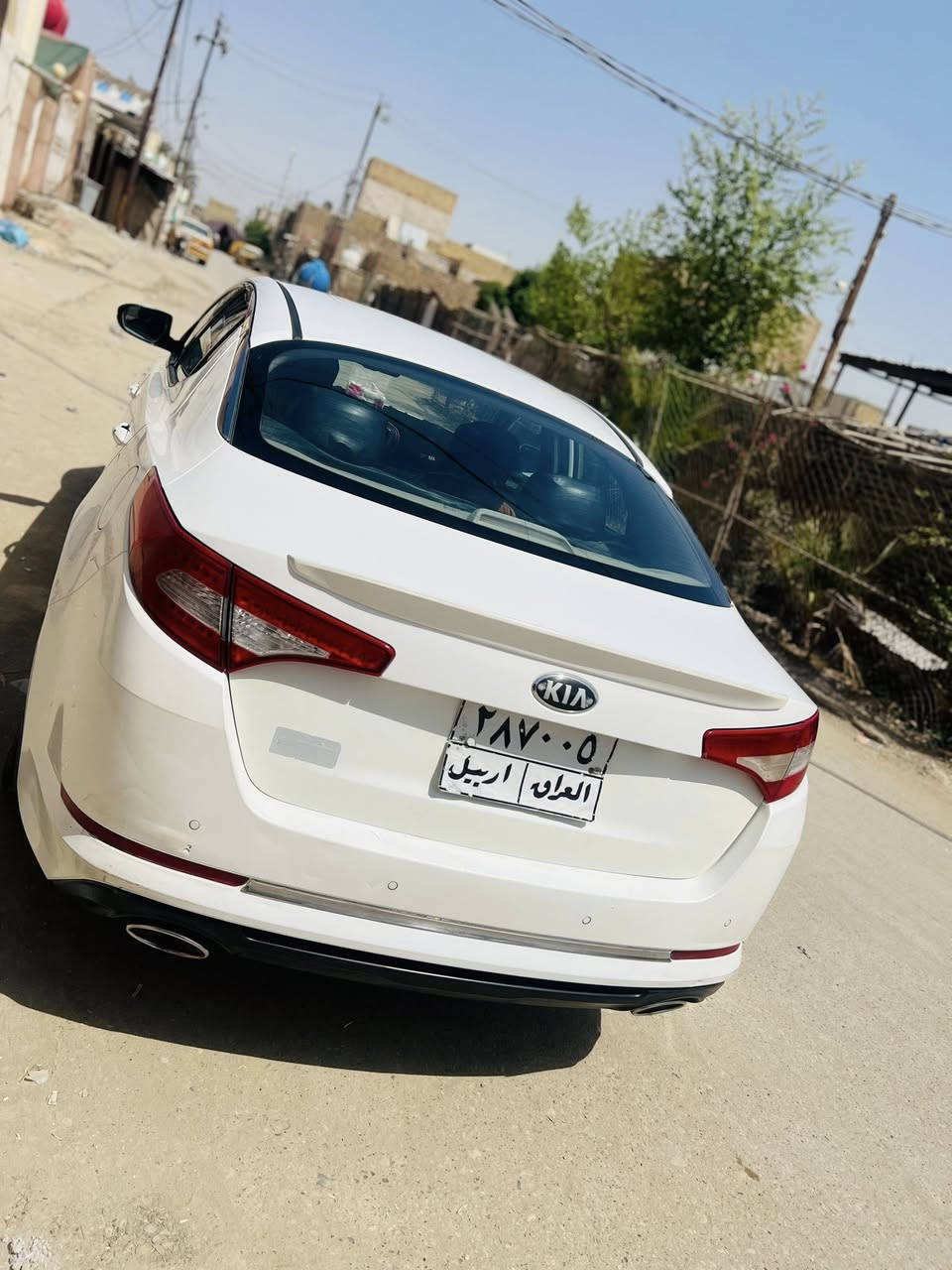 سلام عليكم اوبتيما موديل 13 خليجي
فول مواصفات عدا لفتحة
محرك 2400 
كامرة وحساسات 
رقم اربيل 
تريد وكالة تريد تحويل 
سيارة كفالة من صبغ وضربة 
فقط بنيد مفتوح وراد نفسة لبلادي ورصعات خفيفة بجوملغ الامي اليمن ما مبينات
كير محرك كفالة 
مكان ديوانية مركز
***********
