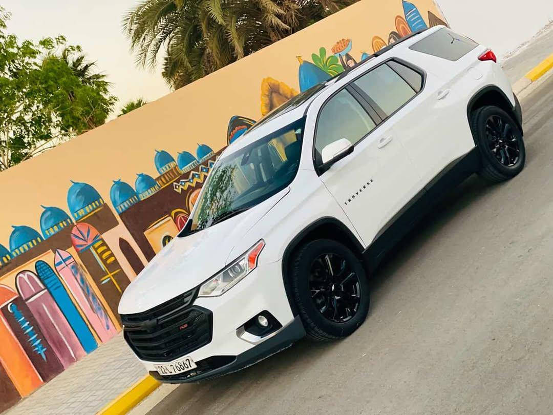 ترافرس 2021Rs
فول موصفات وارد امريكي 
بنيد نفسه مصلح ومصبوغ ودعاميه الاماميه بدون دواخل شرط 
سياره كلش جديده ماشيه 38الف ميل 
برغي نقص مابيه 
موصفات 
شاشه قامصه 5كامرات 
حساسات امامي خلفي 
رادار امامي خلفي 
نقط عمياء 
تدفئه وتبريد كشنات استيرن هيتر 
كشنات جلد 7 راكب Vip
جنطه كهرباء 
مانع انزلاق 
مانع تصادم 
اوتو هولد 
كار بلي أوتو 
بنوراما فتحتي
اشاير بالمرايات
وبعد بيه هواي موصفات مانذكرن
عنوان كوت مركز الكوت 
الاستفسار ..  ***********
السعرررررر. 235 $وبيه مجال' بيع او مراوس
