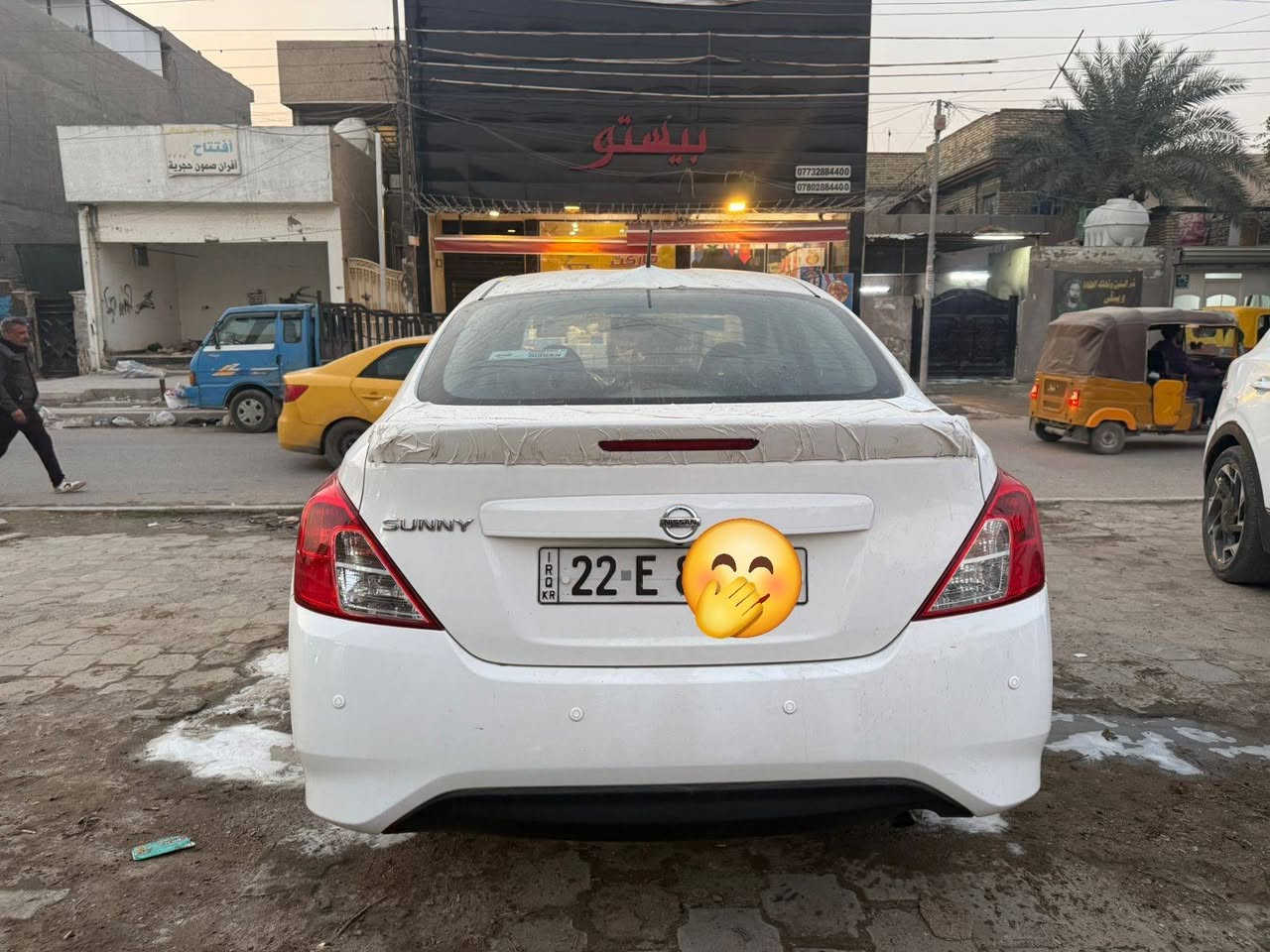 نيسان سني  🚧
# مكفوله كفاله عامه  حتى الدعاميات سياره زيرو بوضع الشركة ✅✅

موديل 2024

مواصفات  فول🏷️

تحكم ستيرن 
حساسات خلفي
سويج ريمونت 
دبل ايرباك
حساس تاير 
مانع انزلاق 
يدات نيكل 
كبات شركة اصليات

 
السياره جاهزه كير مكينه حداديه كله كفاله 

سياره جاهزه من جميع نواحي شرط تراي زيرو 📿

📟ماشيه  11 km

سعر 125 بيهه مجال بسيط 💰

☎️الاستفسار ***********

📍بغداد الرصافة 

تحياتي ....                                                          🎗️🥇
