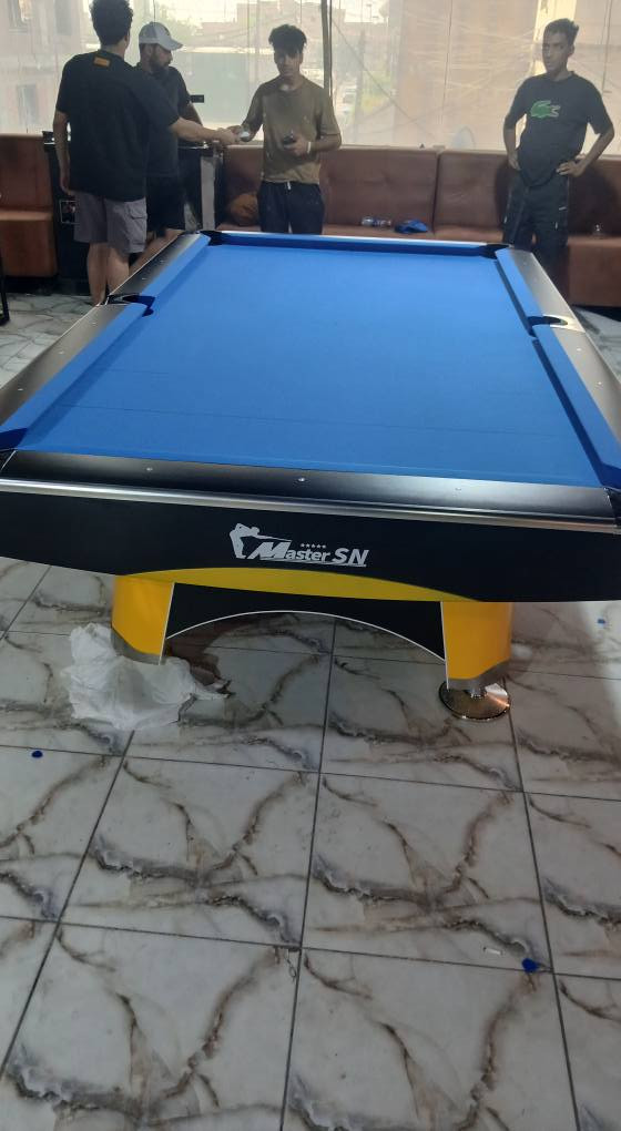 يتوفر بليارد جديد باللون الصفر والسود والكميه محدوده 
وكاله عالميه SN
للتواصل والاستفسار 
***********
***********
يتوفر وتساب
