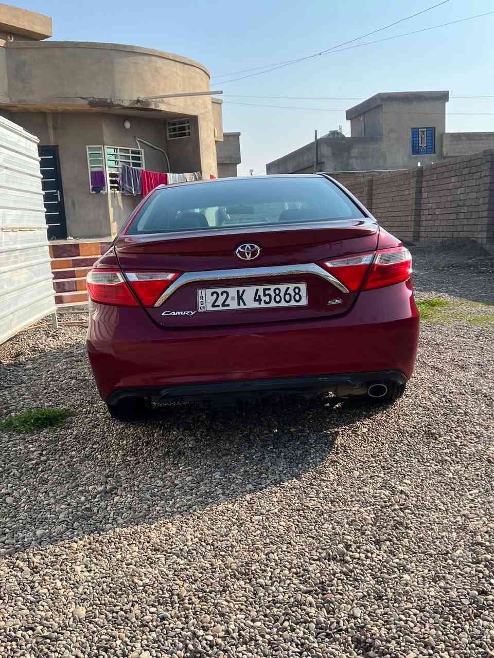 السلام عليكم للبيع كامري ١٧ SE  ماشيه ١٠٦ mi محرك مامفتوح وكير شرط صبغ فقط بنيد بدون دواخل صور حادث مايمي ماتطلع موجود رقم الشاصي السعر ١٤٥ وبيها مجال مراوس حسب القناعه مكان السيارة صلاح آلدين ناحية الزوية 
*********** 
*********** قساط وعده مابيع
