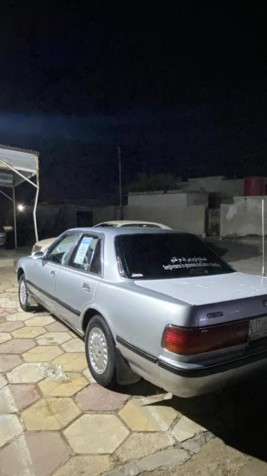 Toyota Chairda1992
 السلام عليكم السعر 45وبيه مجال
كروسيدا ايسر بلاد رقم بغداد تحويل ثاني يوم فول مواصفات فتحه كشنات كهربائي
السياره صبغ عام مكينه ونجي يشهد الله قبل يومين شديته هيه والكير جدد حيل تخم تاير تبريد ثلج مسجل شاشه حداده نضيفه عوزه زوج دبلات خلفيات فقط غير الدبلات مابيه نقص برغي  منضومه زنون اصلي سكنات ازرك***********
