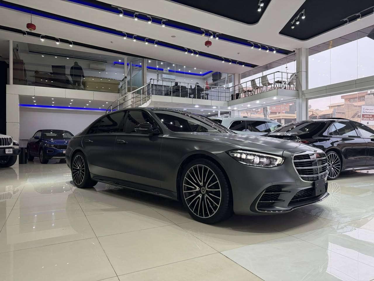 Mercedes S-580 4Matic
موديل : 2023
وارد: كندي كلين تايتل 
الممشى : 25000 
حجم المحرك : 8 سلندر 
بلادي لون مات بدون صبغ  مكفولة من الدعامية للدعامية 
فول فول مواصفات : داخلية بيانو - التاير الخلفي يلوف - رادارات 360 - كاميرات 360 - داتاشو - كشنات مساج - كشنات تبريد - كشنات تدفئة - كشنات كهرباء - بانوراما -  سماعات مايباخ -  و الداخل يجي مواصفات مايباخ - جام بولورايز -و هواي مواصفات لخ 
السيارة رقم سليمانية 
مكفولة حتى الدعاميات مكفولة من الصبغ 
للاستفسار : ***********
————————————————
Mercedes S-580 4Matic
ساڵ:2023 
هاوردە : کەنەدی کلین تایتڵ
ماوەی رۆشتن :25000 
قەبارەی بزوێنەر : 8 بستۆن 
رەنگی مات بیلادی بێ بۆیاغ دەعامی بۆ دەعامیبە شەرت
ناو پیانۆ ـ ناو سور ـ طایەی پشتەوە دەسورێتەوە ـ  رادر 360 - کامێرا 360- داتاشۆ ـ پانۆراما ـ کوشن مەساج ـ کوشن تەبرید ـ کوشن هیتەر ـ ناو سەیارەکە مواصەفات مایباخ ـ جام پۆلۆرایز بیلادی ـ و زۆر مواصەفاتی تر 
بێبۆیاغ بێ سارد و تەعدیل دەعامی بۆ دەعامیبە شەرت
ژمارە سلێمانییە
بۆ پەیوەندی : ***********
