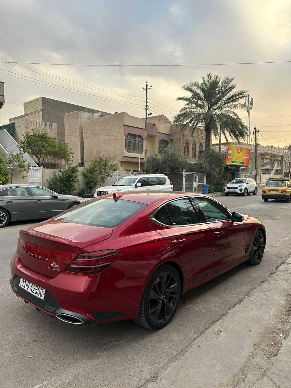 جنسس G70 2023
رقم بغداد سنوية بأسمي 

فول مواصفات 

برستيج داخل جلد 

خزن مموري كشن 

رادار امامي جوانب 

مري شفط 

تشغيل عن بعد 

بانوراما 

تدفئة تبريد كشنات 

شحن لاسلكي 

ويل كب 19

فور ويل 

5انضمة قيادة 

محرك 6سلندر 3.300-TT

ستيرن كهرباء 

كاميرات 360

كاميرات جانبية مري 

بتبديل بنيد بلادي 

جاملغ امامي صبغ ايمن 

قطعتين كلير اميركا 

صور حادث موجودة خاص 

سونار جديد موجود 

للاستفسار ***********
