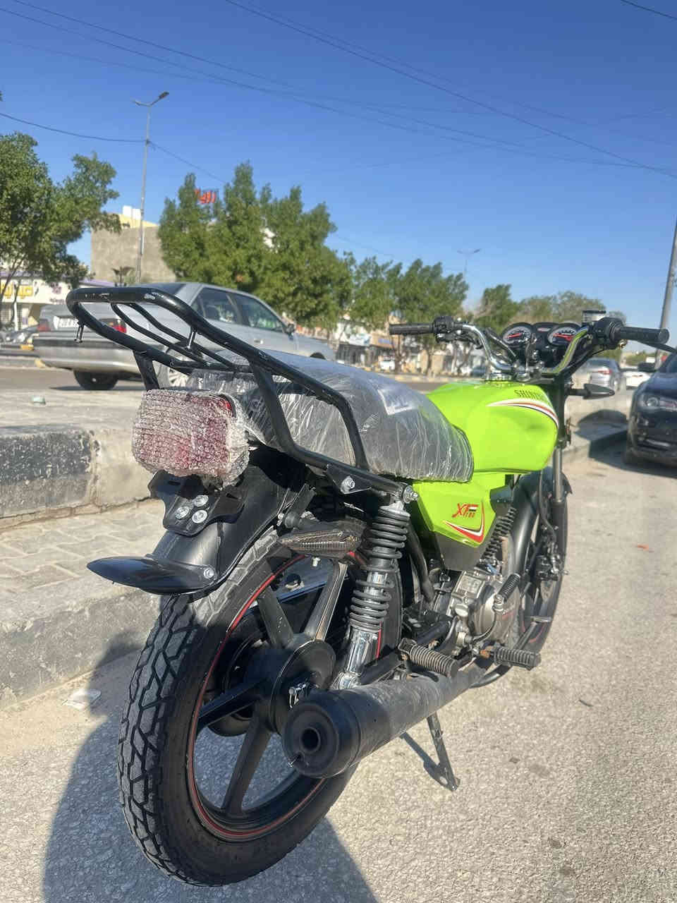 دراجه شاينك البيع رقم وسنويه موديل 2024 جديده كلش كل نقص مابيه كهربائي شغاله كله مكينه ما مفتوحه العنوان نجف حي جامعه السعره واحد 250 بي مجال ***********
