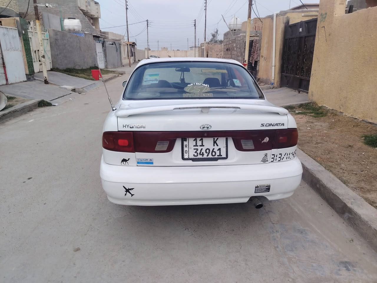 للبيع سوناتا 2 رقم بغداد سنوية جديدة كير عادي محرك مفتوح. مصبوغه حزام السيارة بسمي  موديل 1994. السعر 43. او بيهة مجال مكان السيارة بغداد .أبو غريب النصر والسلام استفسار اتصل ع الرقم.   *********** لو واتساب
