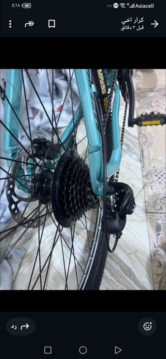 سلام عليكم. بابسكل. نوع فلاش. فول ولا شخطه  بس شرط. مضموم البايسكل جديد تجي وتشوفه عنوان بصره قبله حي المهندسين… تواصل .    ***********. سعر 300 ألف وبي مجال بسيط …
