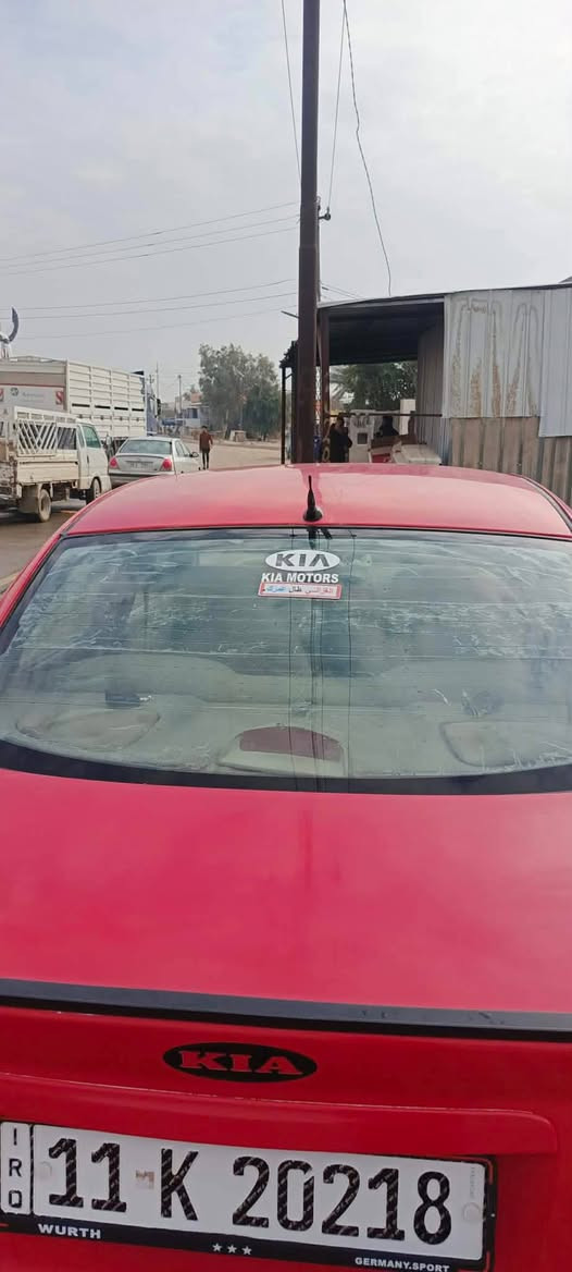 السلام عليكم ورحمة الله سيارة كيا ريو موديل 2004 كير عادي  للبيع او مراوس ب اتو تماتيك  السعر ٣٦ كير مكينة مكفولات رقم بغداد انكليزي سنوية لل، 31 مكان السيارة ديالى ادخل تفاصيل تفضل خاص او اتصل على الرقم ***********
