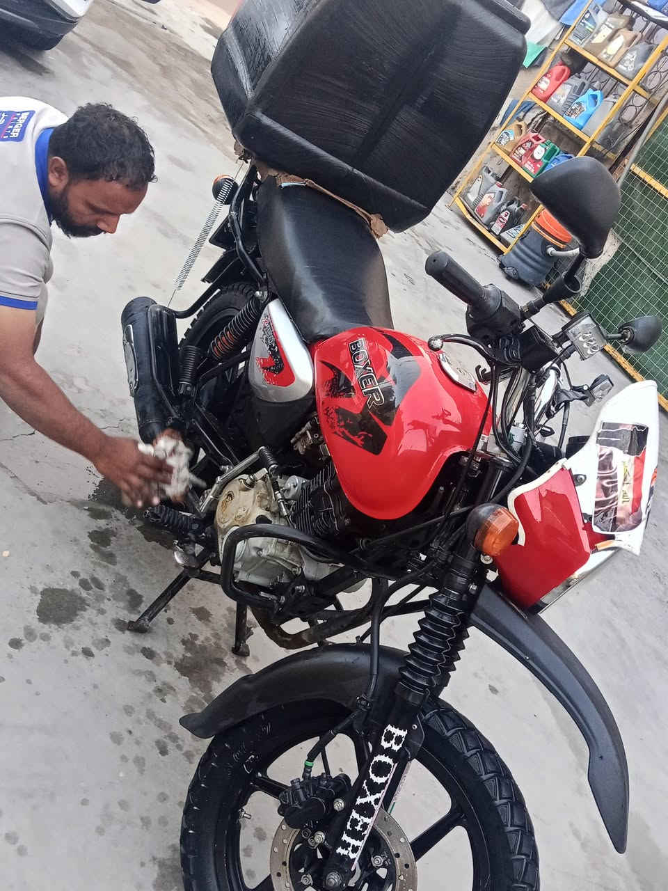 )ــِۖلُأمٌ ؏ـليۜـ(💜)ـكـۜم وݛحـٍّْـٍّْ⁽😘₎ـٍّْمهہ الًـًٍۖـٍـٍۖ(☝)ٍۖـًٍٍٍّـًٍلۖهًٍۖۂ وبـۗـۗـۗـۗـۗـۗركۧۧــۧۧۧۧۧـۗـۗ(ۗ😇)ـۗـۗاتهۂ
من رخصت الادمن 
بوكسر مديل 2022داخله ب 2023
رقم وسنويه
نضيفه شوفت عينك تجي وتكلبهه
دراجه خير من الله 
كهربائيات كلهه شغاله نضيفه كلش 
مثل ماموضح ب الصور
اي نقص مابيهه بوجهك للشارع 
شلعه معدل طستهه تخبل 
مشتغل دلفري قليل
محرك متسمعله صوت 
سعر 2000بيهه مجال 
مليونين 
عنوان بغداد الطوبجي 
شراي اتصل مو شراي لتتصل 
مستعجل ع البيع 
***********
