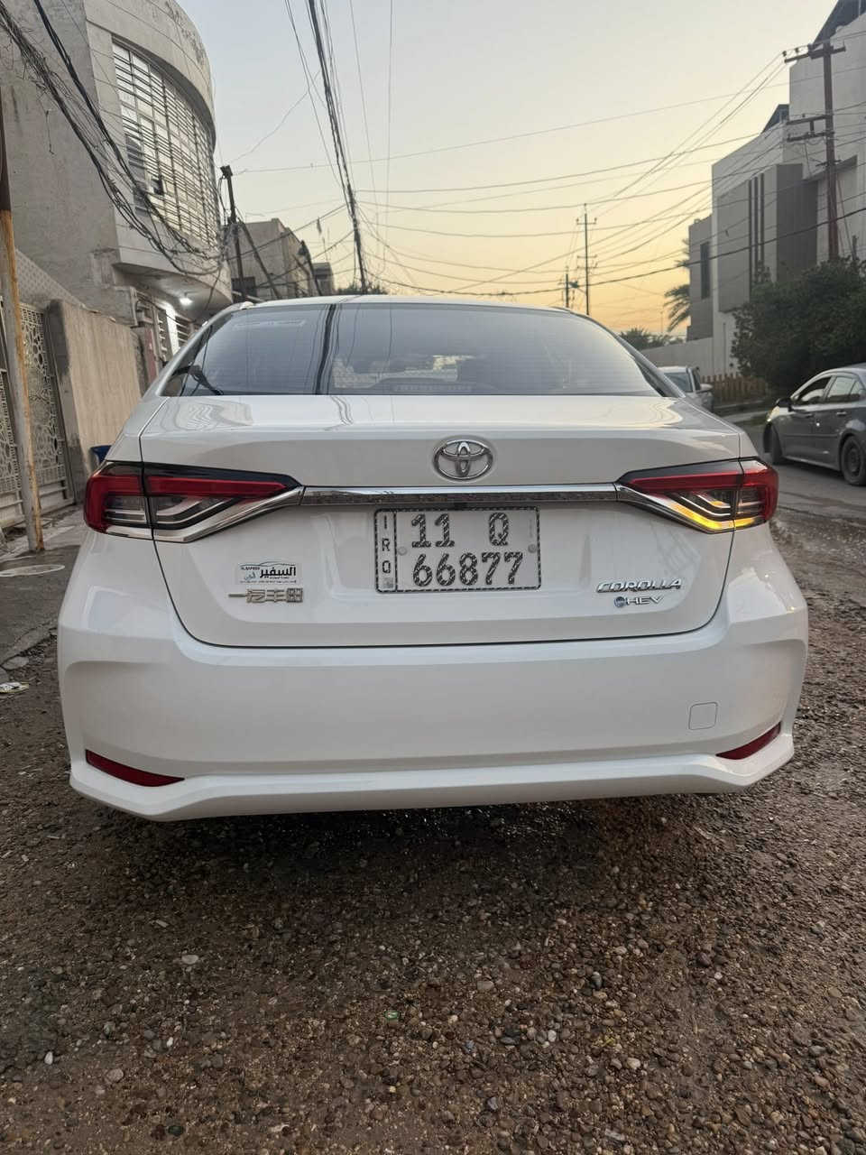 كورلا 🔥2025. شكل الخليجي هايبرد
مكفوله كفاله عامه 
عده شخط بسيط بالجاملغ الخلفي 
فول مواصفات : 

1- فتحة 
2- بصمة 
3-تحديد مسار 
4- #كشنات جلد بلادي
5- شاشة كبيرة 
6- كامرة خلفية 
7- توقف تلقائيا للصدمات (رادار امامي) 
8- لايت 3 عدسات 
9- بكلايت خلفي لد 
10-بلوجكتر امامي 
11- قطعتين تبريد

العداد : 18 الف السياره ع ايدي 

السياره باسمي رقم بغداد مميز 
الهاتف / *********** 
السعر 157
