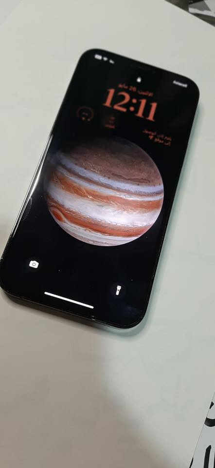 12 برو ماكس ذاكرة 256 بطارية 71+ شاشة مبدلة فيس ايدي شغال    ***********
