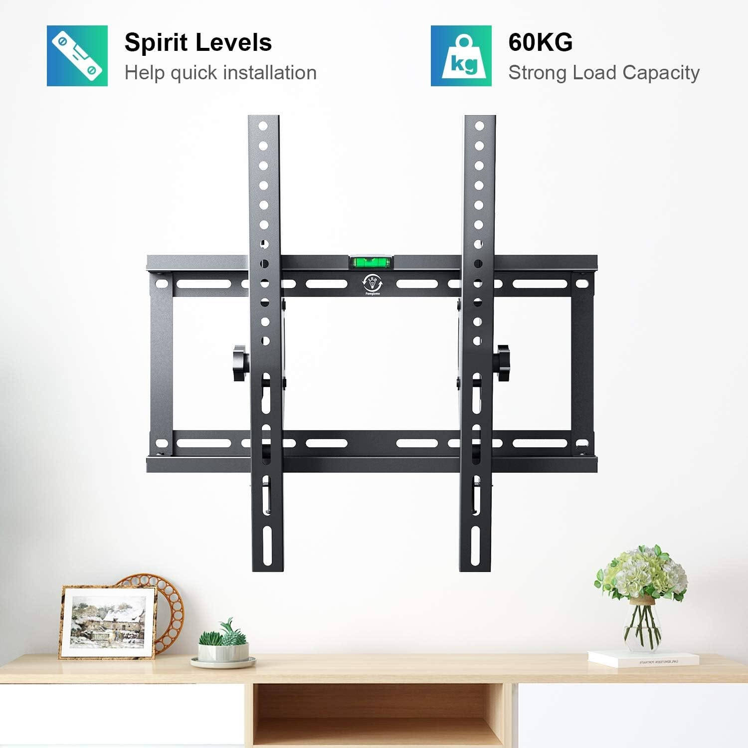 MODERN LIFE Slim Tilt TV Wall Mount Bracket for 23-55 LG Samsung Philips Sony Sharp LED LCD Plasma Flat Screen Televisions, Vesa 400x400mm, Max Load Capacity 95kg(209lbs), FREE Spirit Level
متوفر الان في محلات الناظم للالكترونيات


**إذا كنت صاحب هذا الإعلان وتريد حذفه لأي سبب، رجاءا أرسل رسالة إلى الدعم الفني**