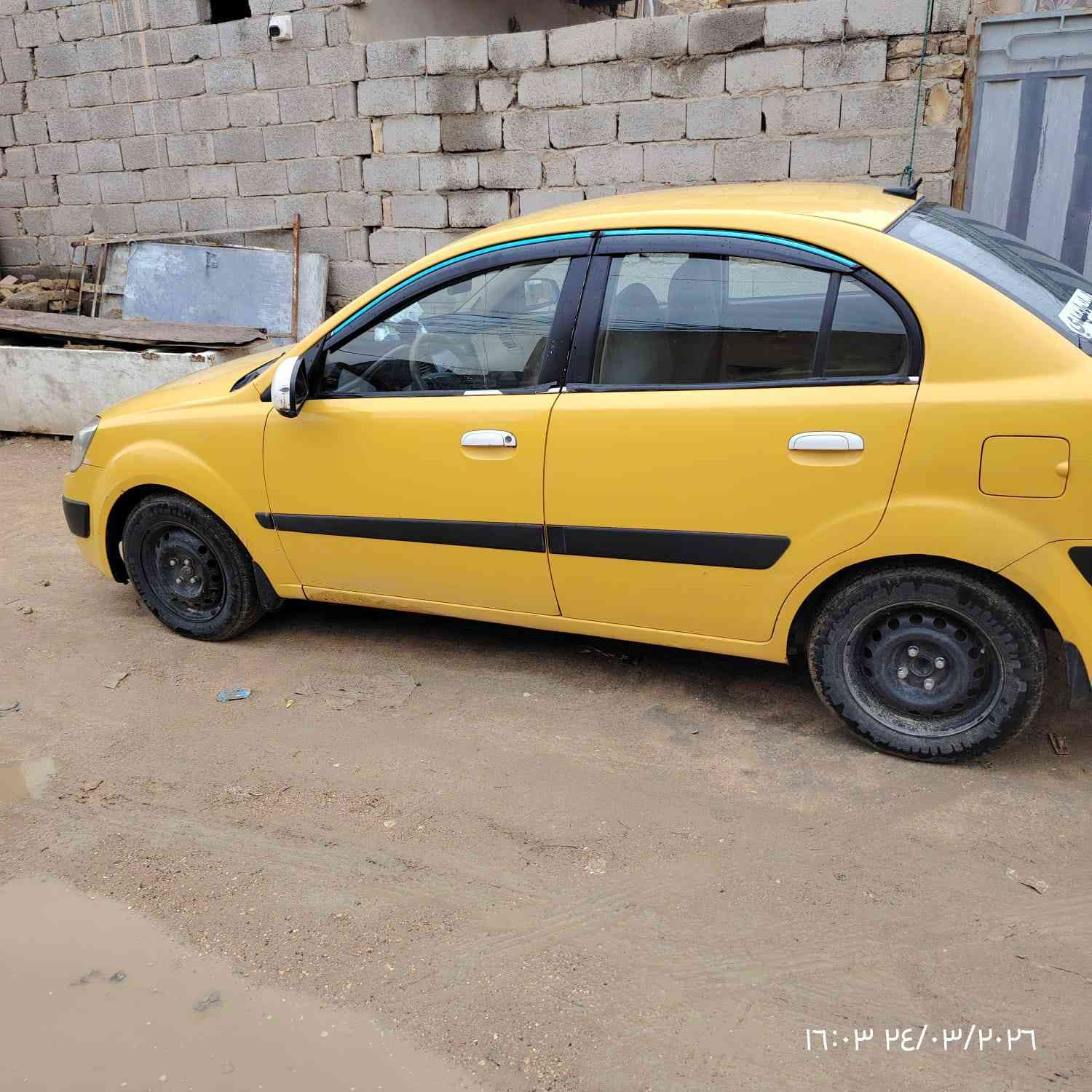 سلام عليكم لبيع كيه ريو موديل ٩ سياره جاهزه من كلشي كير مكينه جدد رقم كربلاء نكليزي بسمي تبريد منضومه جديده حداديه جديده مصفره هيئة  غرامات مكينه 1600وارد امريكي حادث بصيط كلش حافت جنطه بدون تبديل سعر 72وبيها مجال مكان كربلاء ***********
