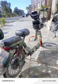 دراجه شحن كلشي شغال بس نمره مال سرعه يضل ثابت عله 2 دراجه راد بس تنظيف...