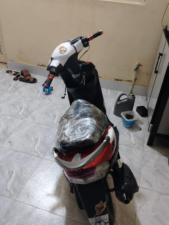 ماكس عدله للبيع دراجه شوفت عينك بيها فقط صوت بل كلج الخلفي دراجه ربع متذب عليها عدا الكلج السعر ٤٢٥ وبيها مجال للطيبين المكان ديالى المقدادية ناحيه الوجيهيه رقم المبايل ***********
