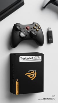 يد تحكم لاسلكية • نظيفة ١٠٠٪ • كرتونة وUSB