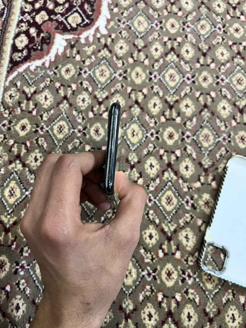 سلام عليكم 11برو ماكس شرق اوسط جهاز مامفتوح وتر بروو فقط هاي الضربه البشاشه المس طياره ماضاربه علا لمس بطاريته 74 سعر 300 وبي مجال لطيبين مكاني ميسان رقم الهاتف ***********
