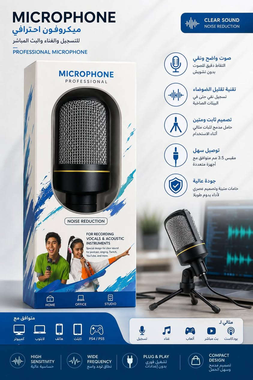 مايك كروفون قطعه كلش حلوه سعر خاص وبيك خير وتدلل


**إذا كنت صاحب هذا الإعلان وتريد حذفه لأي سبب، رجاءا أرسل رسالة إلى الدعم الفني**