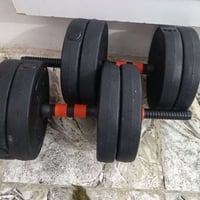 دمبلص مع شفت عدل و z الوزن صافي 45 كليو السعر 60الف نظيفات جدا 0782403...