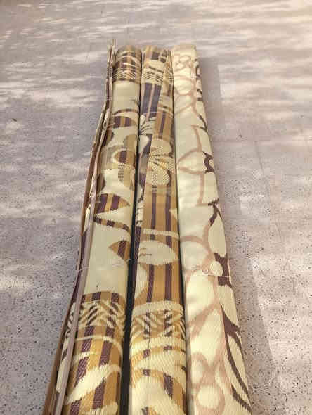 حصيرة نظيفة غير مستخدمة 

الطول : ثلاث امتار و 60
العرض : مترين و 70

متوفر 2 قطع من الحصيرة 
سعر الحصيرة الوحدة 10 الاف 

المكان الموصل/ الحدباء 

للاستفسار والطلب مراسلة الصفحة أو الاتصال على الرقم   *********** متوفر واتساب
