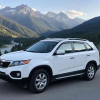 سياره سورنتو 2012 خليجي رقم بغداد الماني  مكفول سبع مقاعد ثلاث قطع تبر...