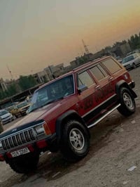 جيب شيروكي موديل 1992سياره وضع الشركه كير محرك ابلادي جدد بل باكيت الس...