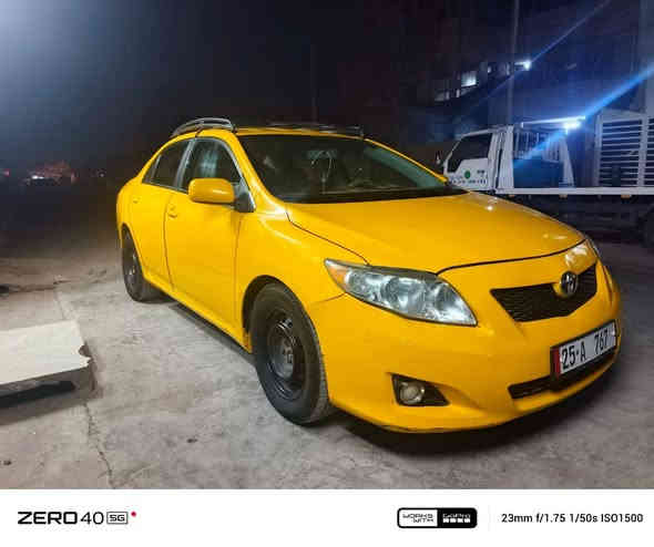 كورلا موديل 2009 رقم كركوك بسمي بونيد تبديل فقط السيارة ليبل واحد محرك كير شرط منظومة غاز تبريد تدفئة
4تايرات جديد دوشمة جديدة  ب115وبيها مجال سيارة كبل للشغل بس عايزه سايق ‏‪***********‬‏
