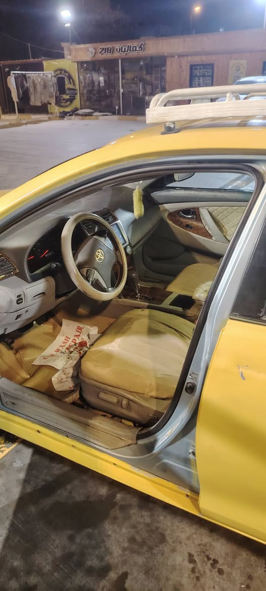 سيارة كامري ٢٠٠٩ وارد أمريكي حادثها چاملغ خلفي سيارة جاهزه نقص تبريد
موجود منضومه غاز غير مشدودة مكان بغداد مدينة الصدر  الاتصال ***********
