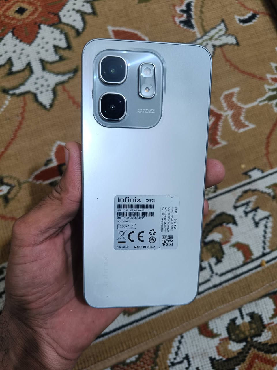 انفنكس هوت 50i للبيع
ذاكره 256 بطاريه 5الاف  شحن  تايب  سي 

صوت استيريو كامره  كلش  واضحه

بصمه جانبيه  

جهاز  فول نضافه  شرط  الفحص 

لا مفتوح ولا امصلح 

السعر 125  وبيه مجال بسيط 

المكان ناصريه تضحيه


**إذا كنت صاحب هذا الإعلان وتريد حذفه لأي سبب، رجاءا أرسل رسالة إلى الدعم الفني**