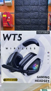 سماعه رأسWT5 على بلي فور وفايف و pc موصفات سماعه لاسلكي 2.4 GHz + بلوت...