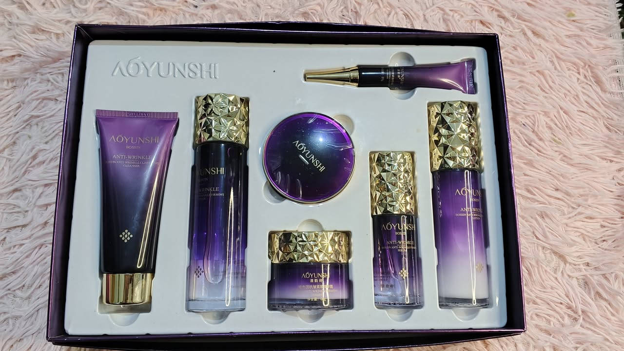 بكج 
AOYUNSHI
بكج  المضاد للتجاعيد 💜
يشمل:
غسول
تونر
سيروم
كريم عيون
كريم ترطيب
لوشن 
فاونديشن 🩷🔥🔥🔥


**إذا كنت صاحب هذا الإعلان وتريد حذفه لأي سبب، رجاءا أرسل رسالة إلى الدعم الفني**